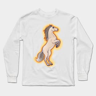 Horse in fire Long Sleeve T-Shirt